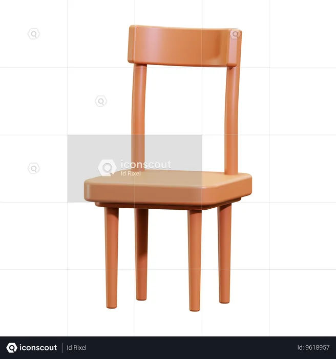 Chair  3D Icon