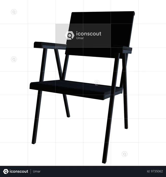 Chaise  3D Icon