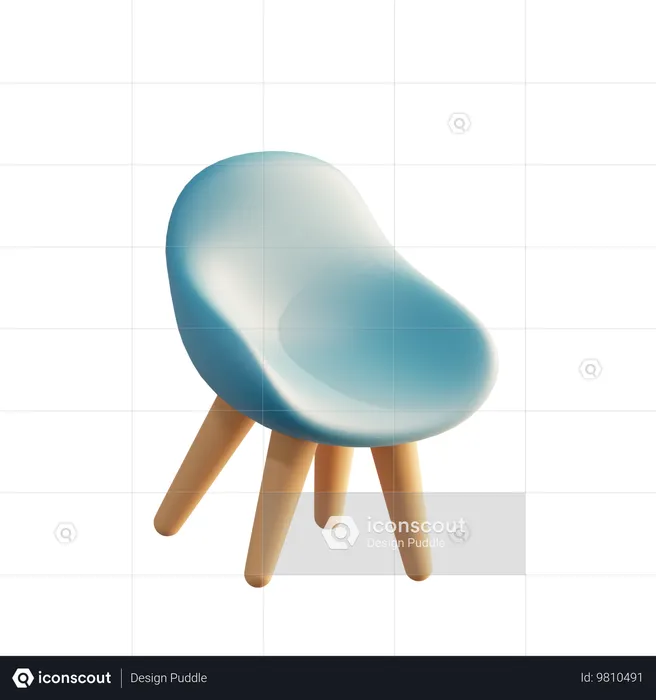 Chaise  3D Icon