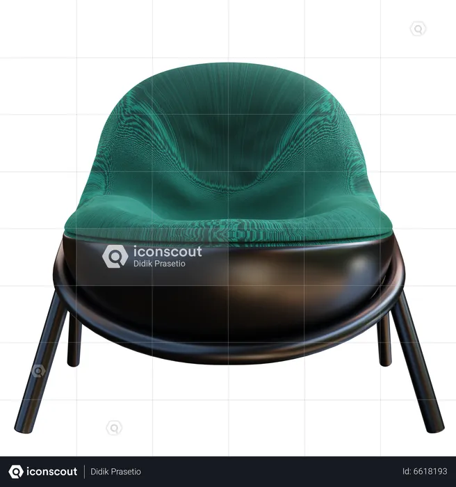 Chaise  3D Icon