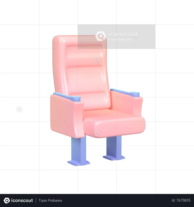 Chaise  3D Icon