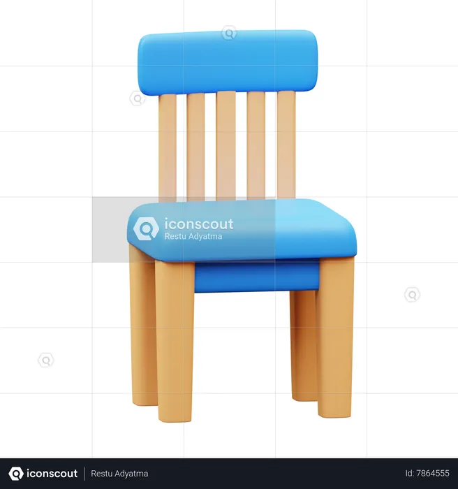 Chaise  3D Icon