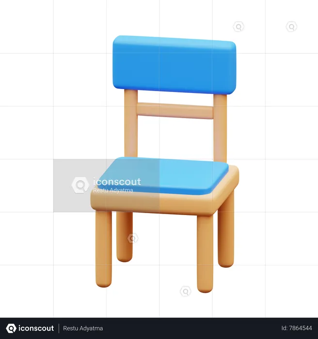 Chaise  3D Icon