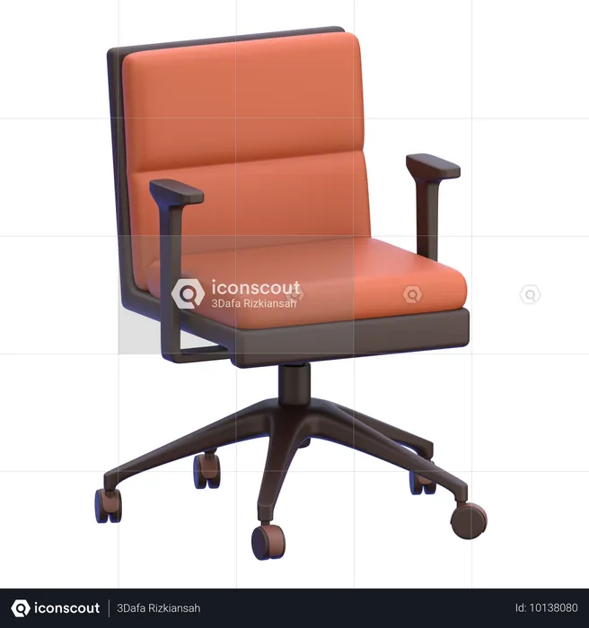 Chaise de bureau  3D Icon