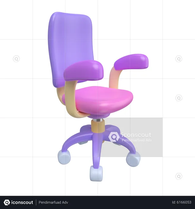 Chaise de bureau  3D Icon