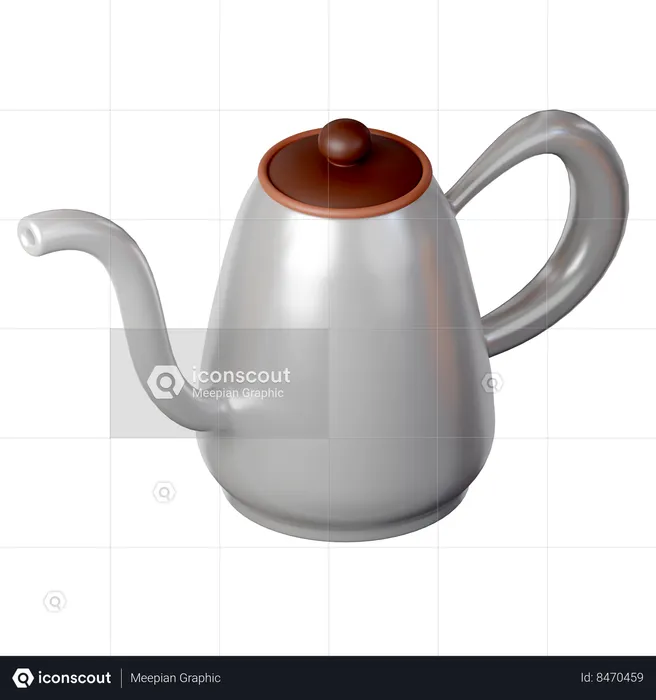 Chaleira de café  3D Icon