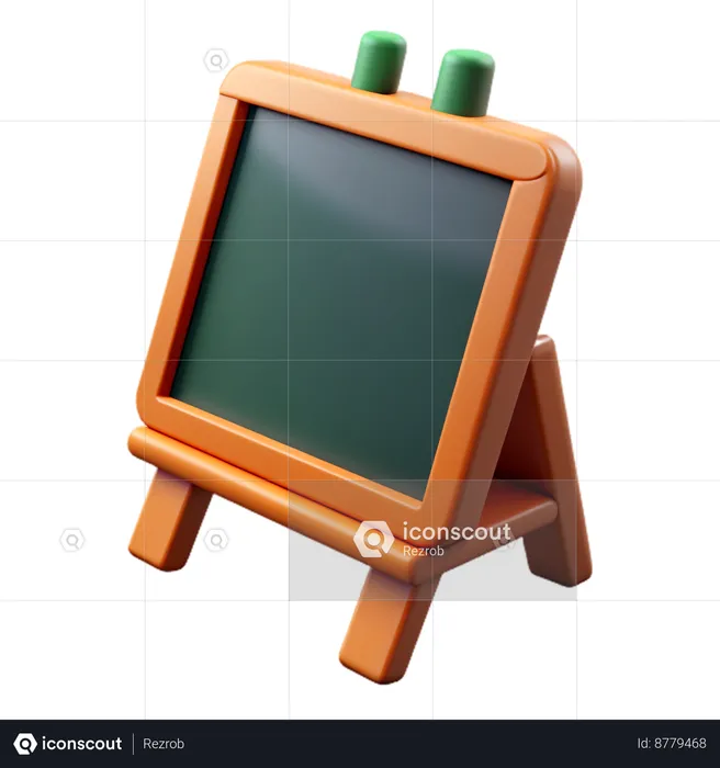 Chalkboard  3D Icon