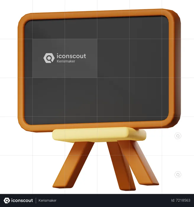 Chalkboard  3D Icon