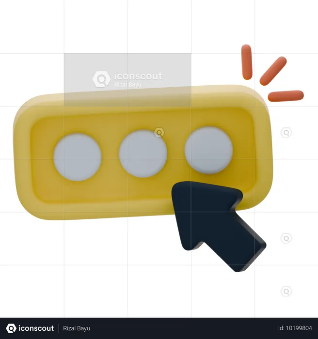 Chamada para ação  3D Icon