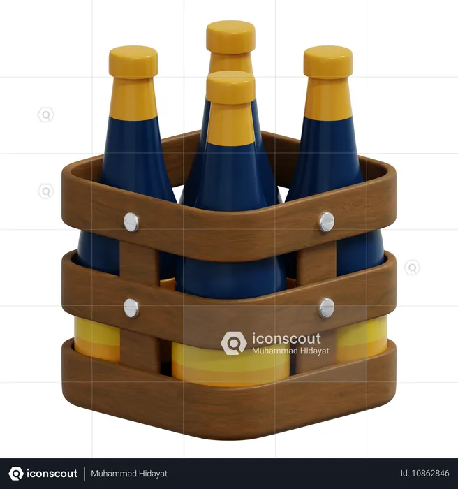 Champagne  3D Icon