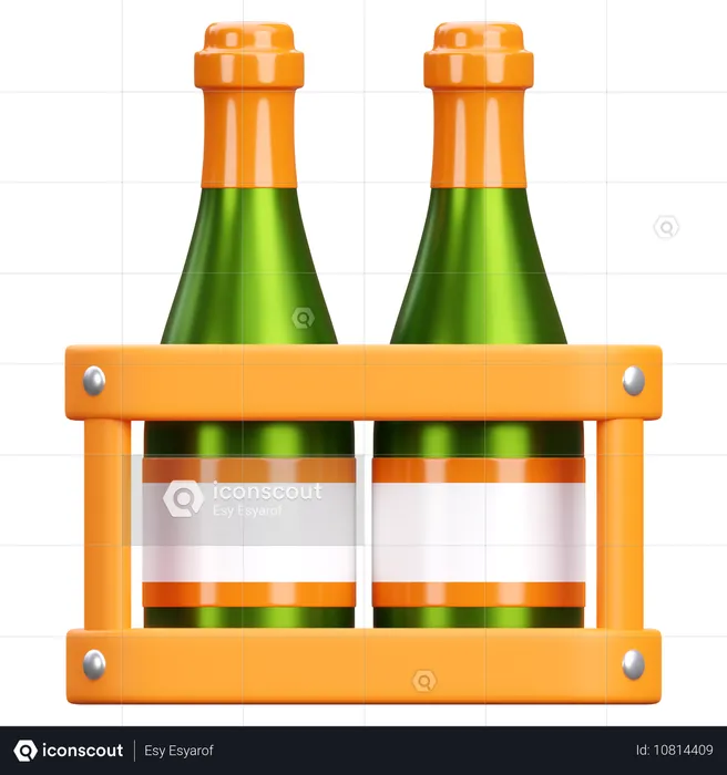 Champagne  3D Icon