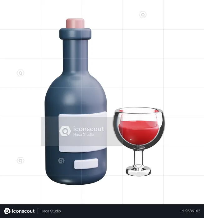 Sekt  3D Icon