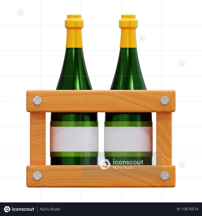 Sekt  3D Icon