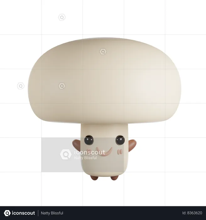 Champignon  3D Icon