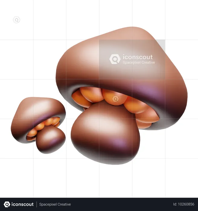 Champignon  3D Icon