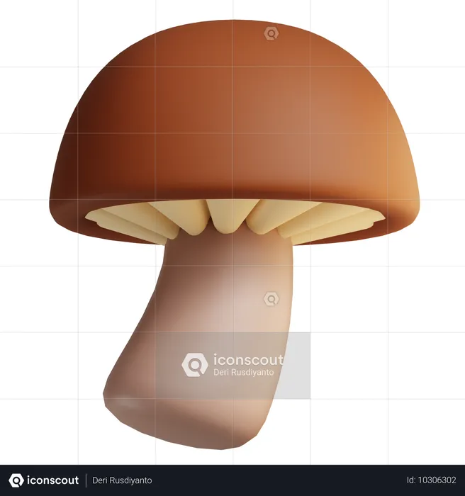 Champignon  3D Icon