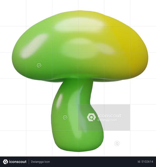 Champignon  3D Icon