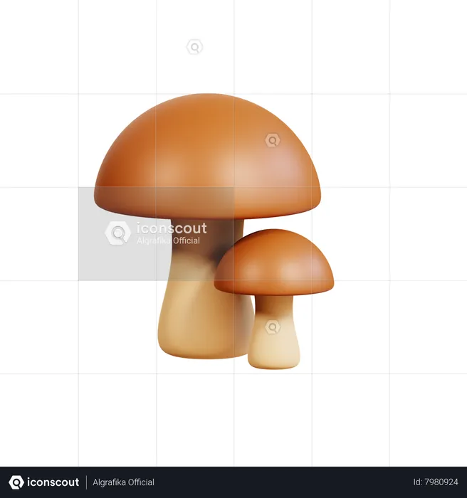 Champignon  3D Icon