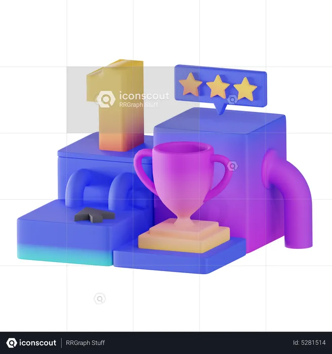 Champion Ranking  3D Icon