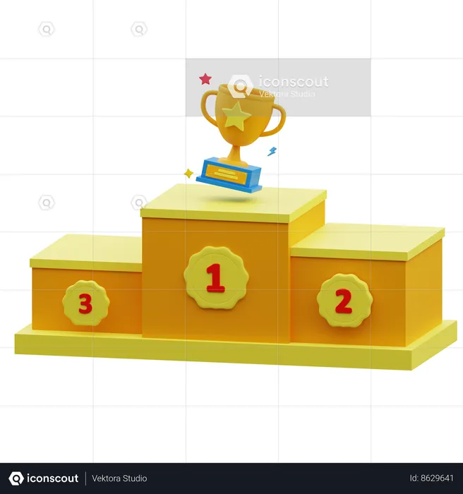 Champion Stage  3D Icon