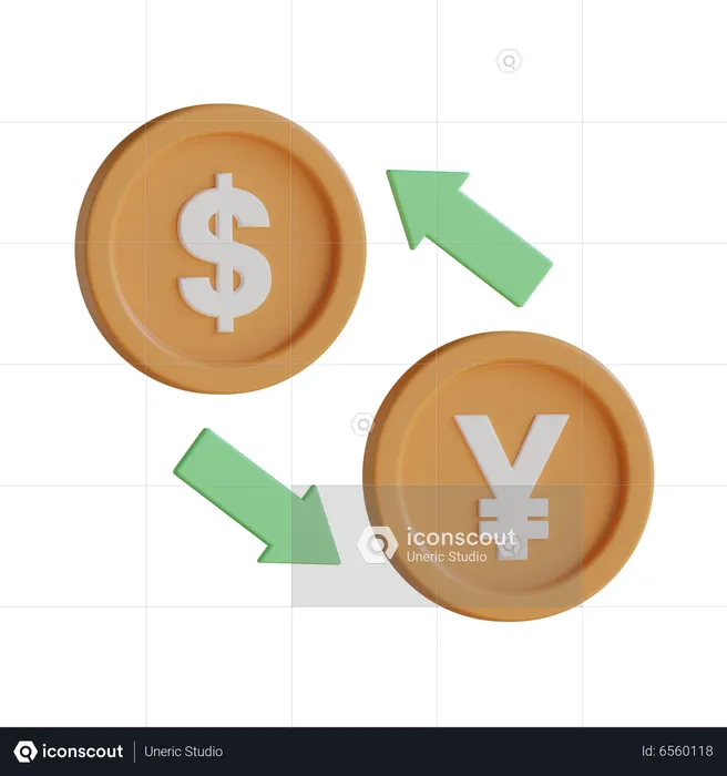 Échange de devises  3D Icon