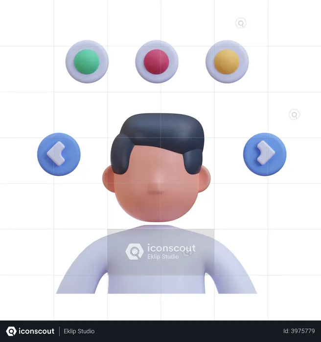 Change avatar  3D Icon