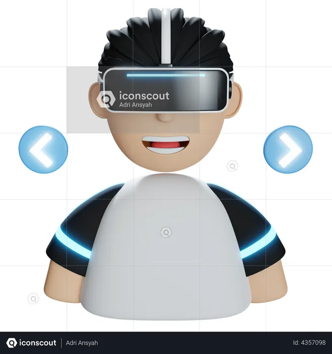 Change avatar in Metaverse  3D Illustration