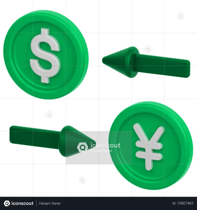 Change Coin 3  3D Icon
