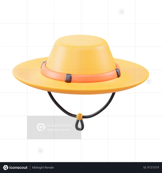 Chapeau agricole  3D Icon