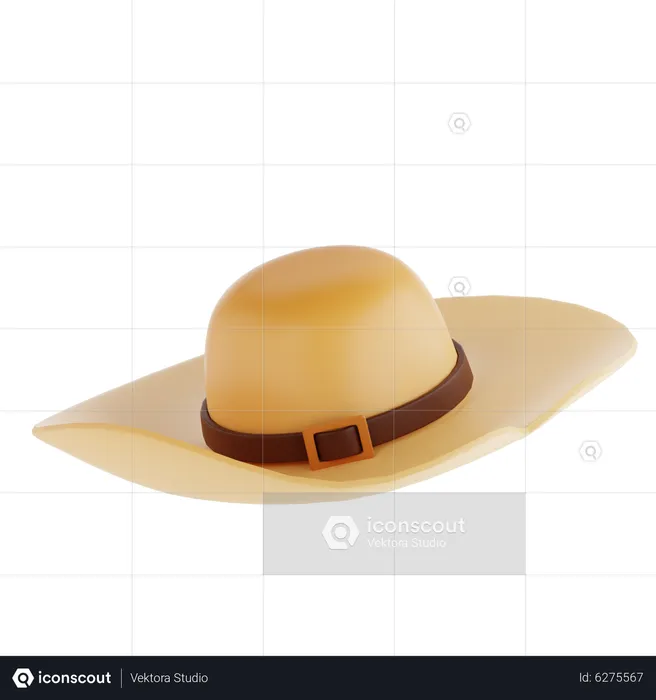 Chapeau de cowboy  3D Icon