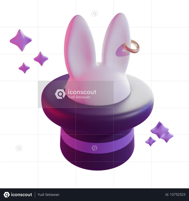 Chapeau de lapin  3D Icon