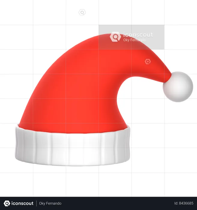 Chapeau de Noël  3D Icon