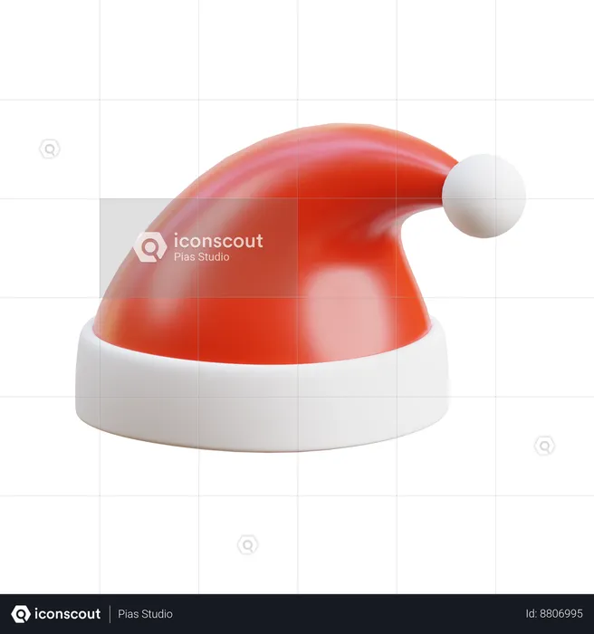 Chapeau de Noël  3D Icon