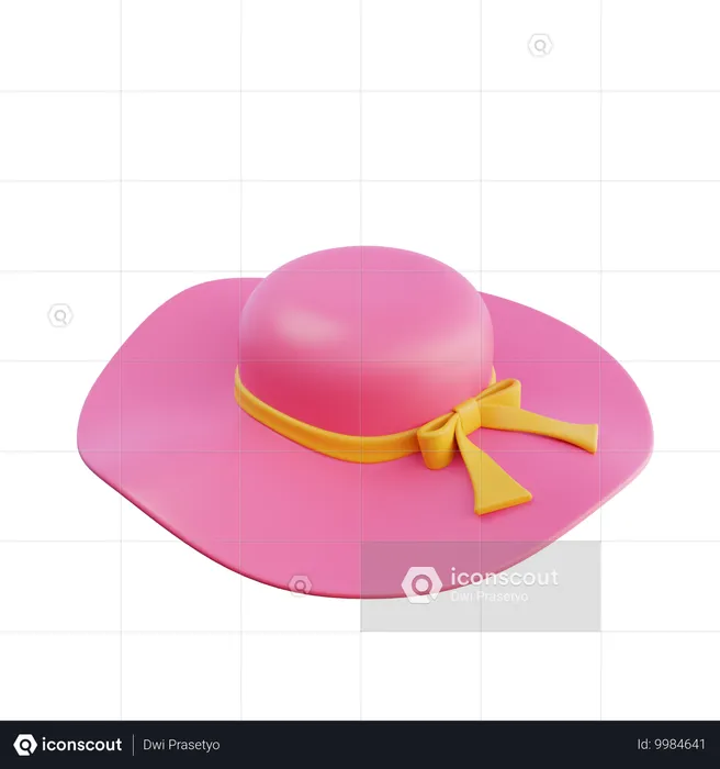 Chapeau de plage  3D Icon