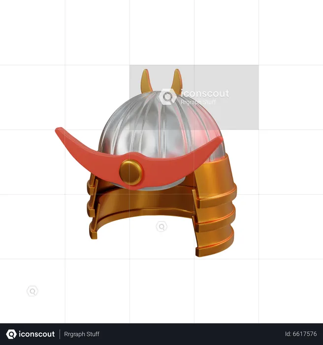 Chapeau de samouraï  3D Icon