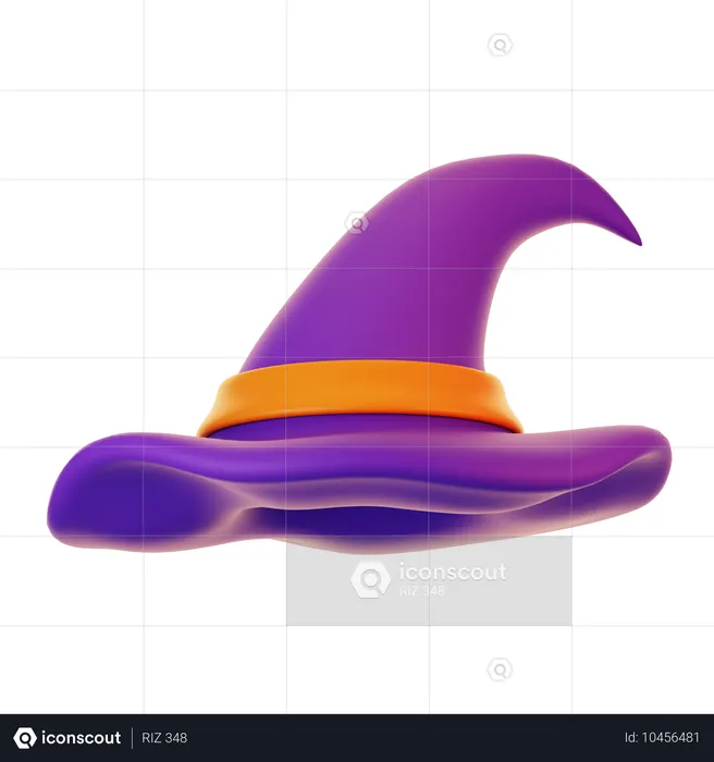 Chapeau de sorcière  3D Icon