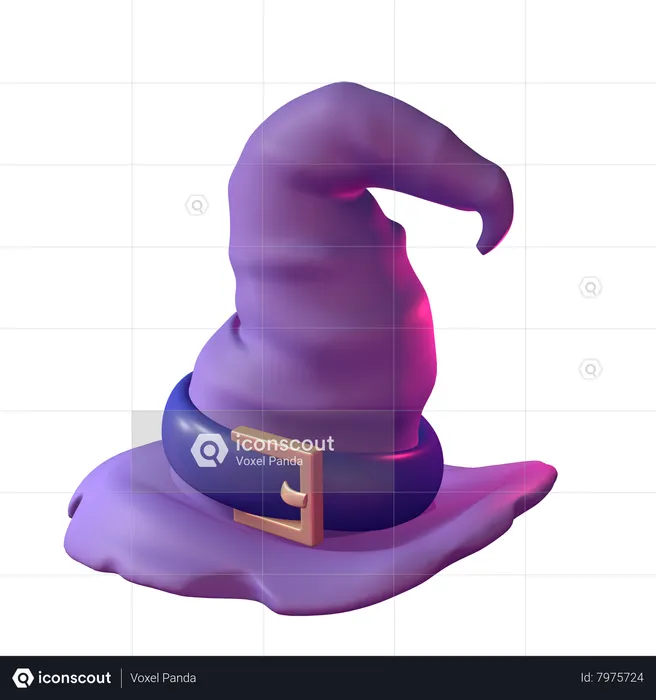 Chapeau de sorcière  3D Icon