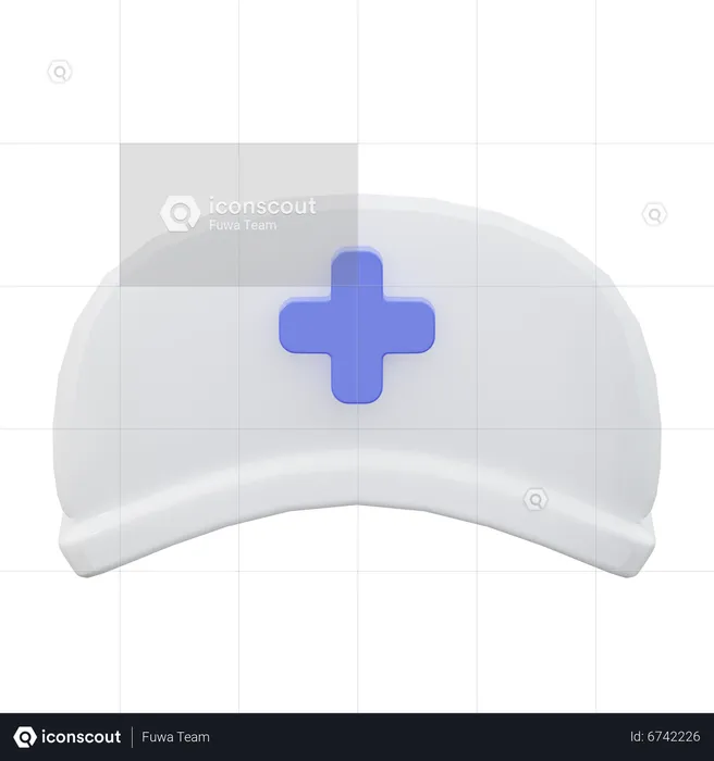 Chapeau d'infirmière  3D Icon