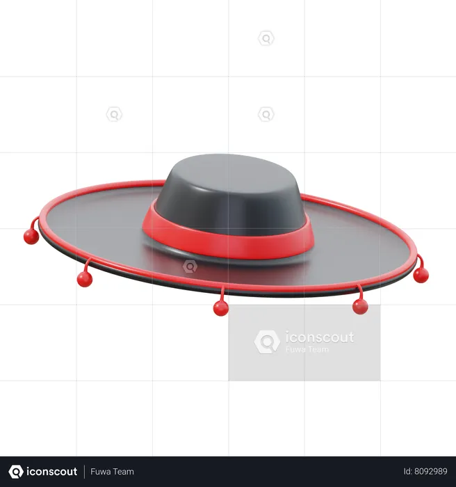 Chapeau espagnol  3D Icon