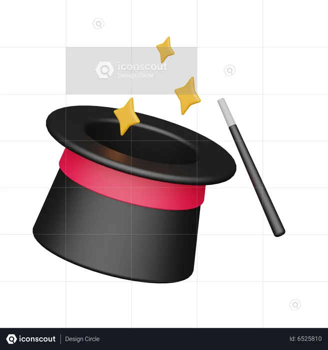 Chapeau magique  3D Icon