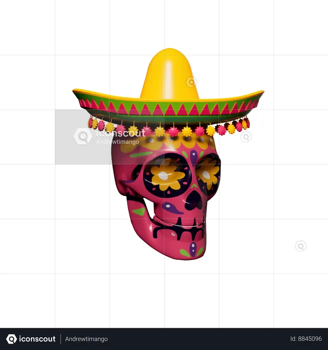 Chapeau maxican  3D Icon