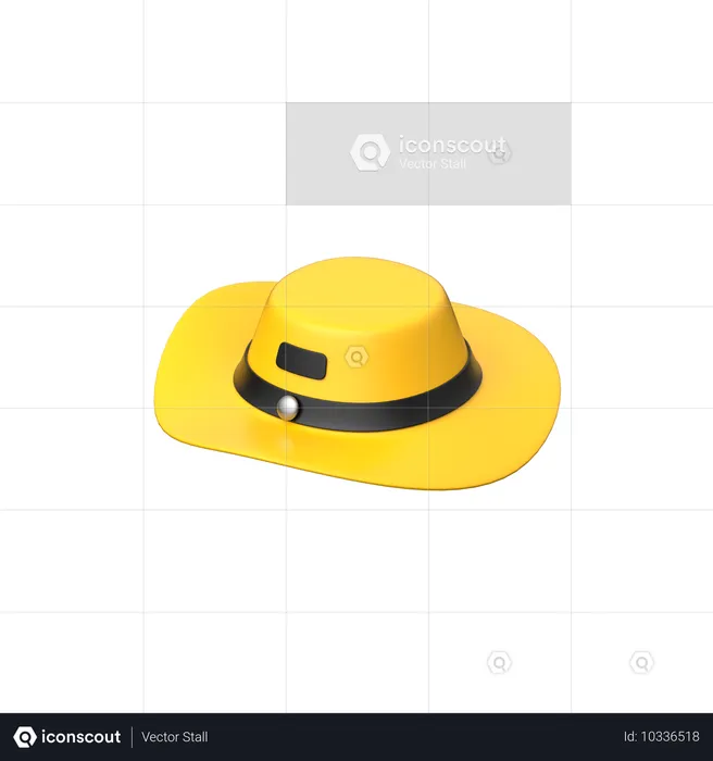 Chapeau paméla  3D Icon