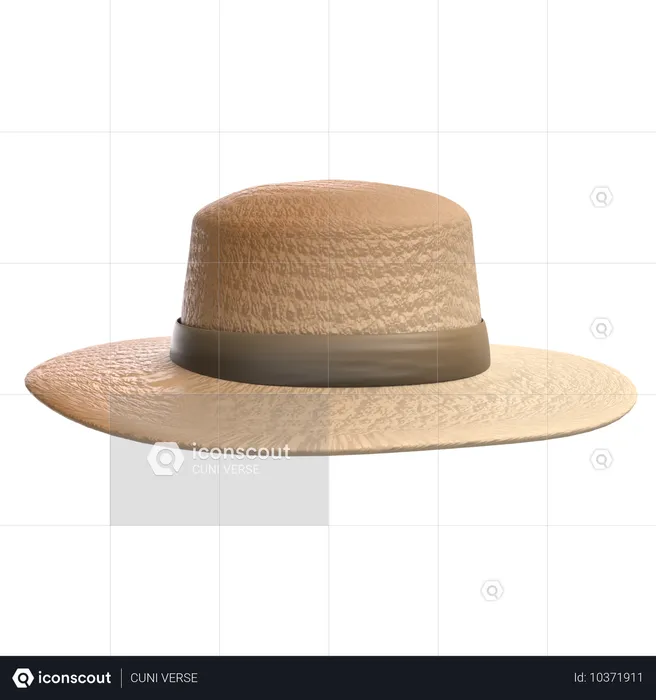 Chapeau rond  3D Icon