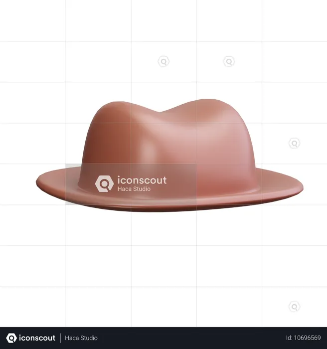 Chapeau rond  3D Icon