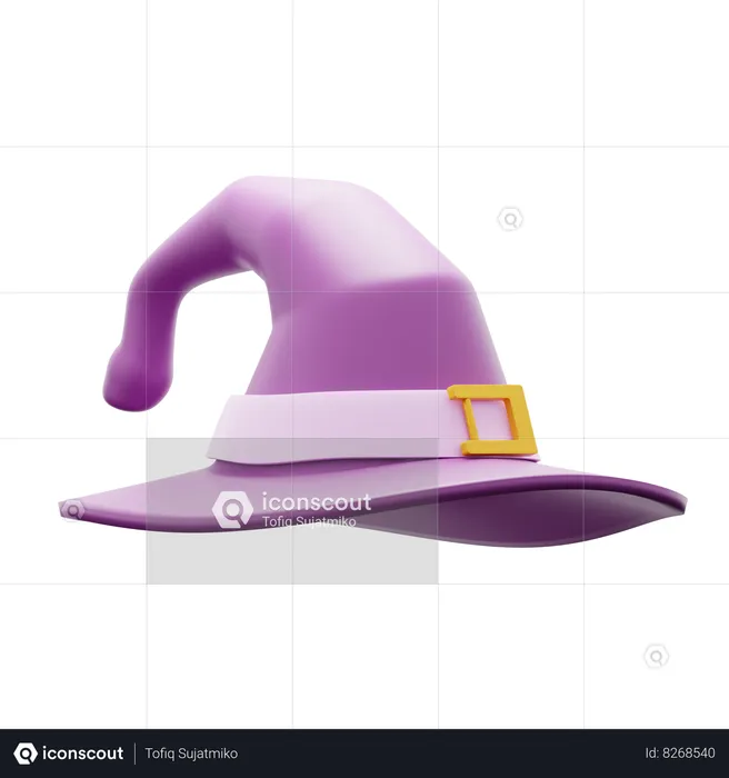 Chapeau de sorceleur  3D Icon