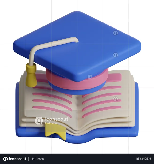 Chapéu da graduação  3D Icon