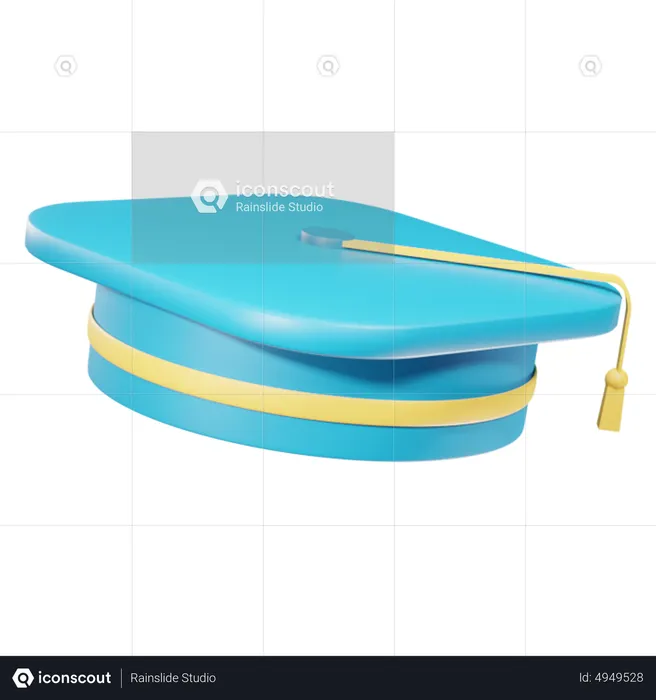 Chapéu da graduação  3D Icon