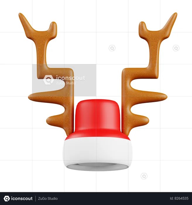 Chapéu de Natal  3D Icon