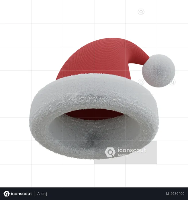 Chapéu de Natal  3D Icon