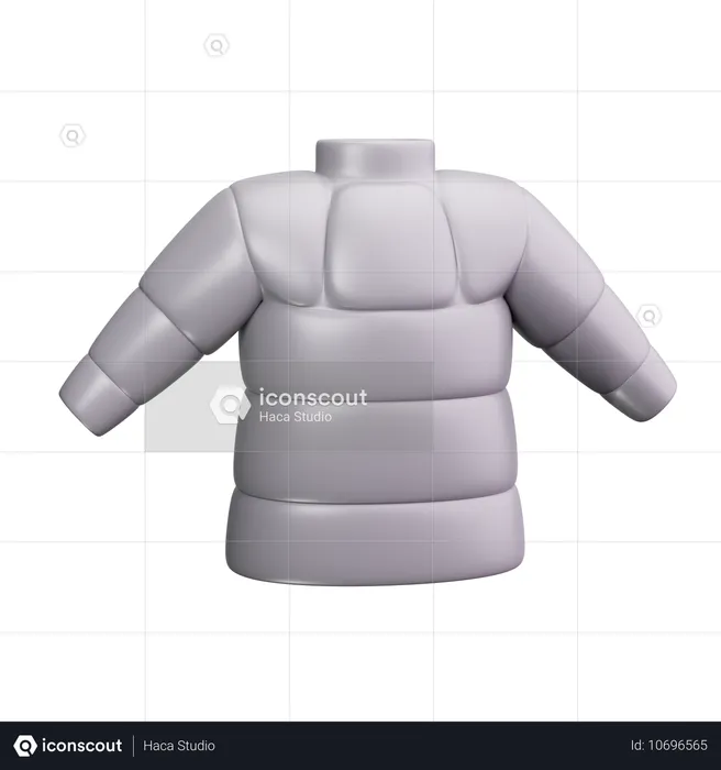 Chaqueta  3D Icon